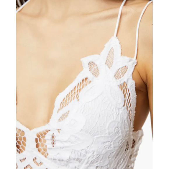 NWT Intimately Free People Women's Adella Ruffle Cami Top White Size L - Picture 5 of 8